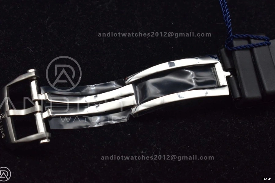 SS L-Silver 43mm LE 1:1 Blk Version BLS Chrono A7750 Best Navitimer B01 0314